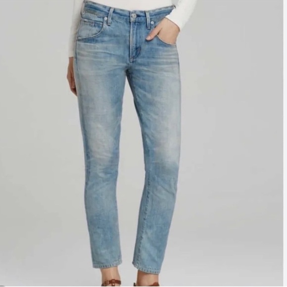Citizens Of Humanity Elsa Mid Rise Slim Fit Crop - Picture 1 of 10